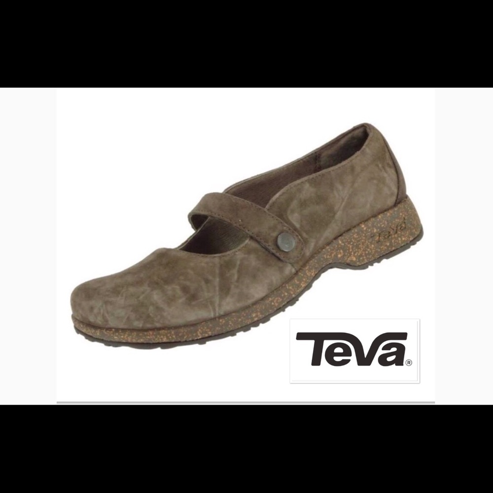 Teva suede mary Janes